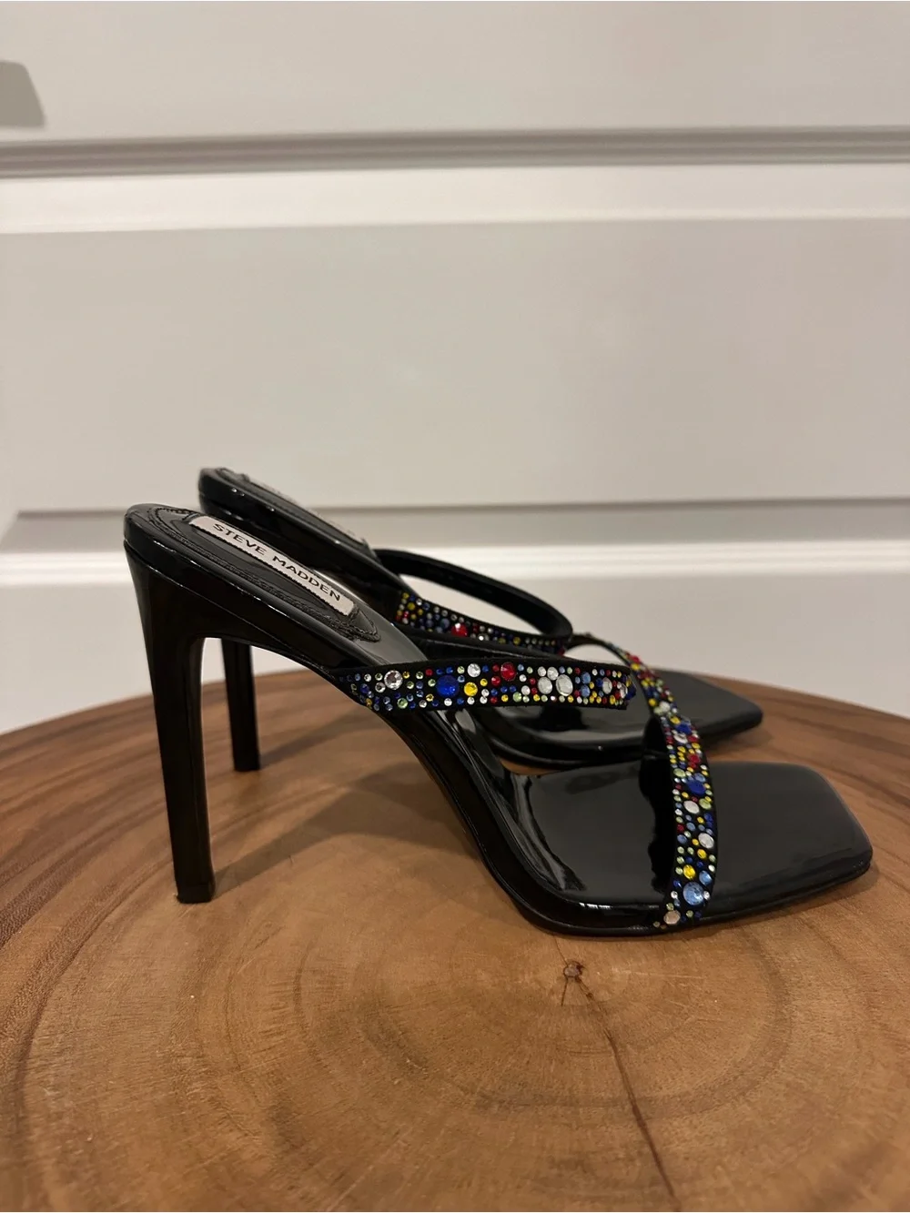 Steve Madden Milani Heeled Sandals - Black Multicolor
